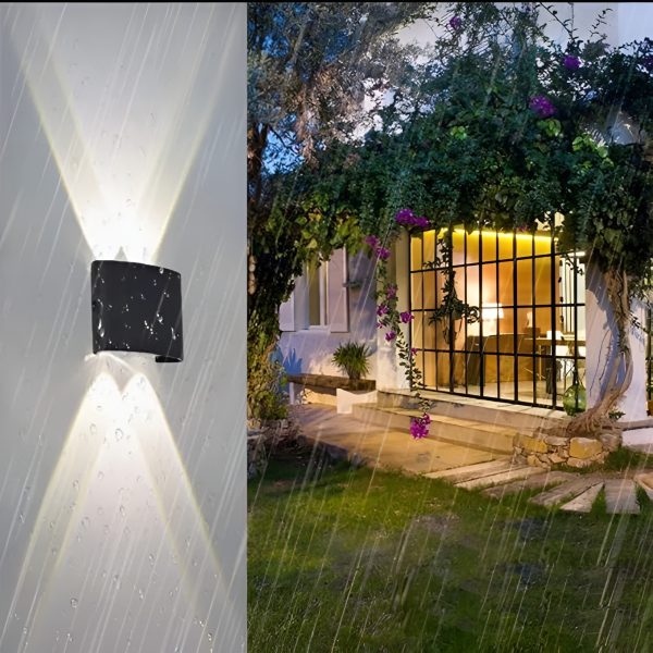 4 Way Outdoor Waterproof Wall Light, Fancy Led Light For Wall, Aluminium Ip65 Waterproof Outdoor Wall Lamps – 4 Watts