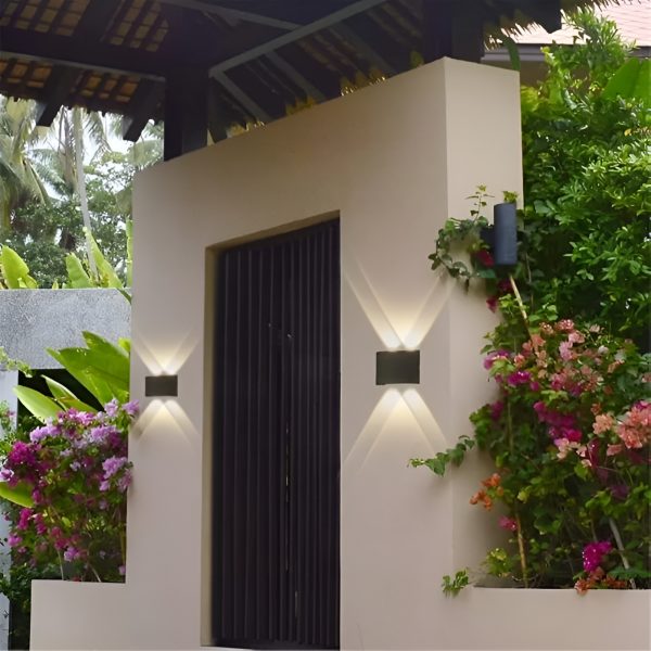 4 Way Outdoor Waterproof Wall Light, Fancy Led Light For Wall, Aluminium Ip65 Waterproof Outdoor Wall Lamps – 4 Watts