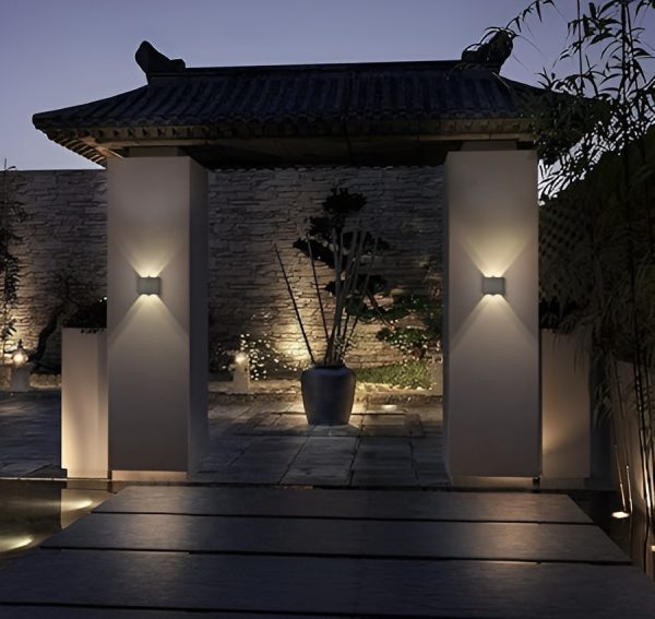 4 Way Outdoor Waterproof Wall Light, Fancy Led Light For Wall, Aluminium Ip65 Waterproof Outdoor Wall Lamps – 4 Watts