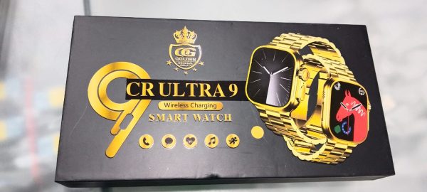 Cr Ultra 09 Smart Watch With Wireless Charging | Bluetooth Fitness Tracker With Heart Rate Monitor, Sleep Tracking, Long Battery Life For Men And Women