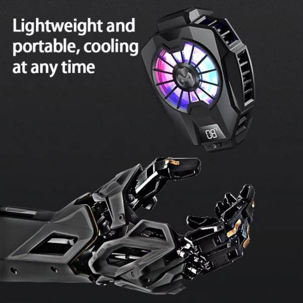 Memo Dl05 Portable Semiconductor Phone Cooler Fan – Multi-function Gaming Cooling Device | Best Quality Fan For Gaming – Random Color