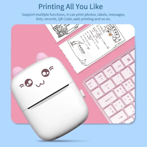 Mini Portable Pocket Thermal Printer (random Color