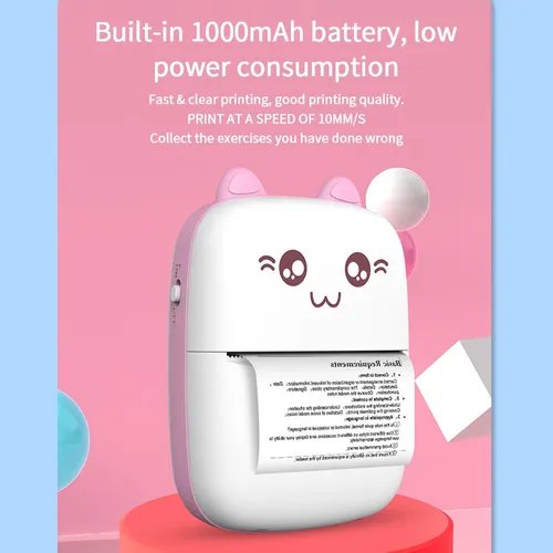 Mini Portable Pocket Thermal Printer (random Color