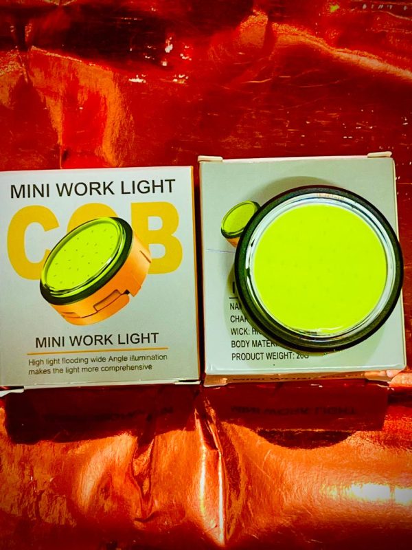 Mini Work Light Work Light Mini Camping Tent Lamp With Hanging Hook 3 Mode Night Light Rechargeable Waterproof Portable Lamp Outdoor Home