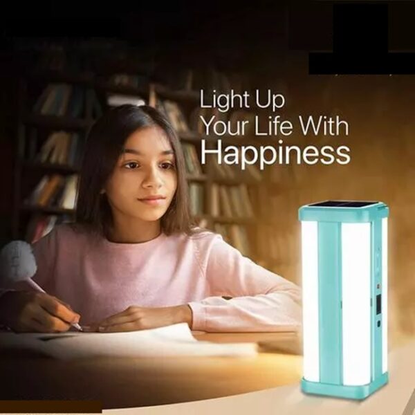 Solar Rechargeable Lantern Light Best Emergency Flash Light For Home & Outdoor – Hg-1664 (random Color