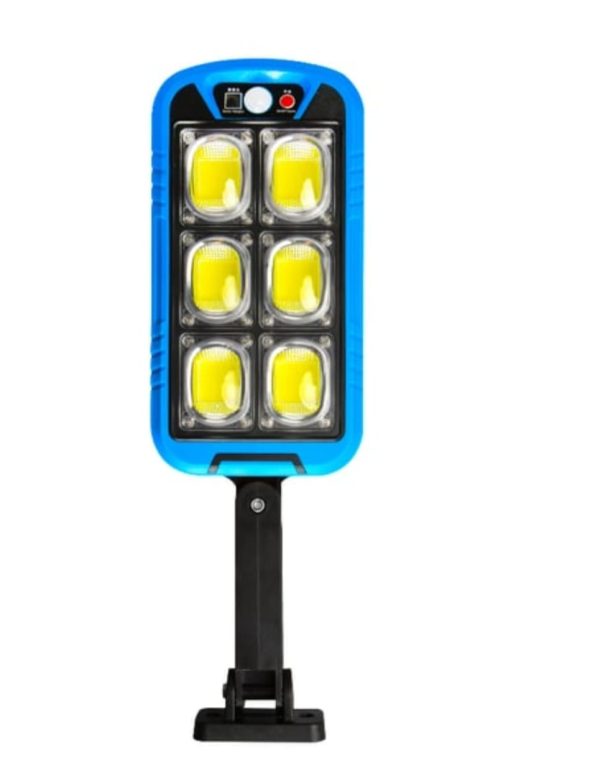 Solar Street Cob Light With Sensor Zb-150b | Motion Sensor Security Streetlight For Parking Lot Remote Control (random Color)