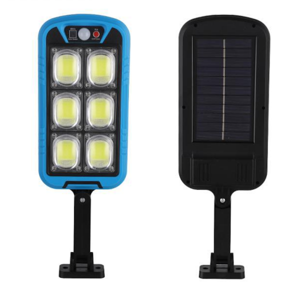 Solar Street Cob Light With Sensor Zb-150b | Motion Sensor Security Streetlight For Parking Lot Remote Control (random Color)
