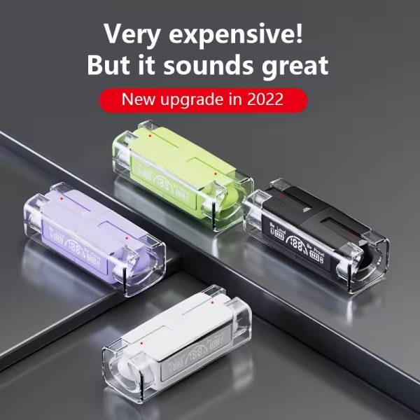Tws Bh15 Music Wireless Bluetooth Ear Buds | Transparent Wireless Bluetooth Earphones, Earbuds, Headset For Men And Women (random Color)