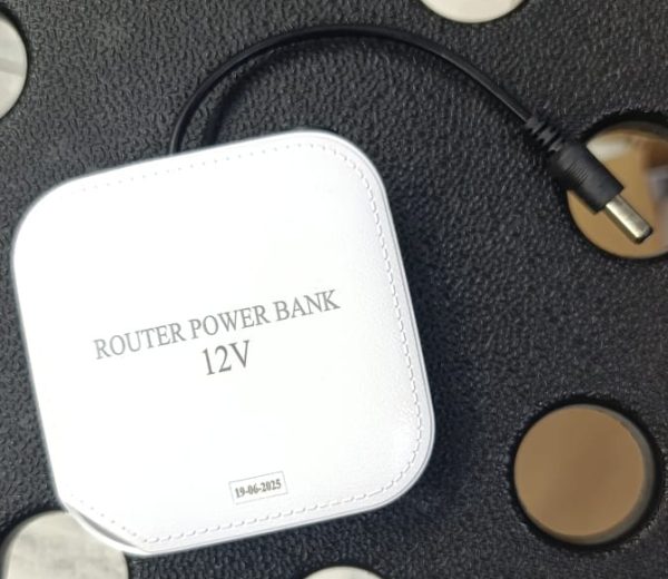 Wifi Router Power Bank 20000 Mah – Reliable Backup Power For Seamless Internet Connectivity | Best Quality Power Bank For Wifi Router – Without Adapter ( Random Color )