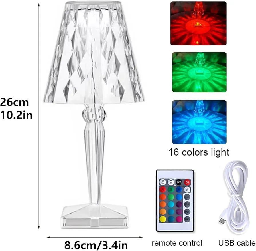 Rechargeable Table Lamp - 1 Pcs with Type-C Charging Port