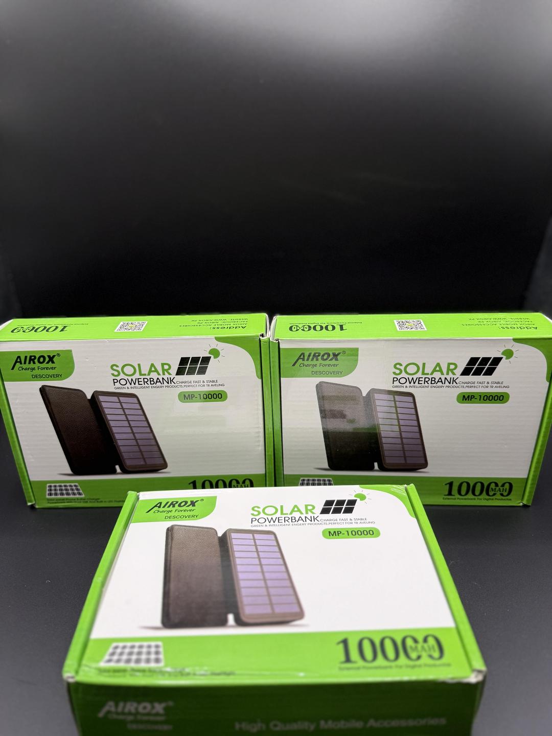 Solar Power Bank 10000 mAh with Flashlight