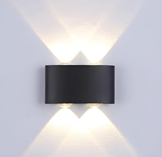 4 Way Outdoor Waterproof Wall Light, Fancy Led Light For Wall, Aluminium Ip65 Waterproof Outdoor Wall Lamps – 4 Watts