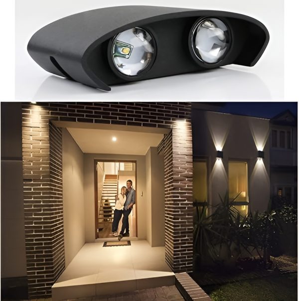 4 Way Outdoor Waterproof Wall Light, Fancy Led Light For Wall, Aluminium Ip65 Waterproof Outdoor Wall Lamps – 4 Watts