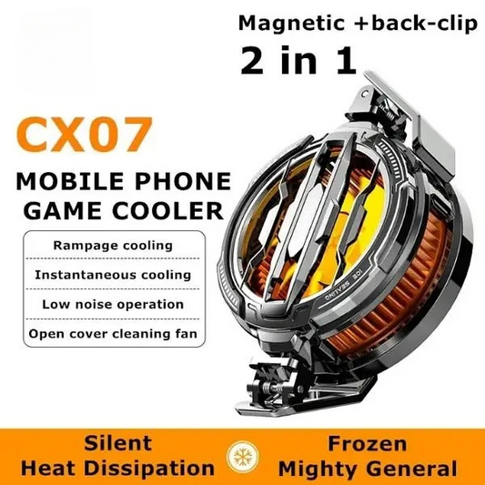 Cx07 Mobile Phone Radiator | Mobile Cooling Rediator Fan – 15w Semiconductor Radiator – Magnatic Cooling Fan Universal Phone Cooling