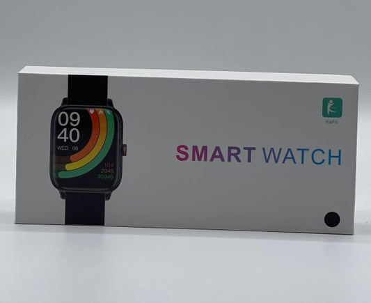 H20 Smartwatch Made In Dubai – Waterproof Fitness Tracker With Heart Rate Monitor, Blood Pressure, Sleep Tracking, Step Counter, Touchscreen Sports Watch For Men And Women – Black Color