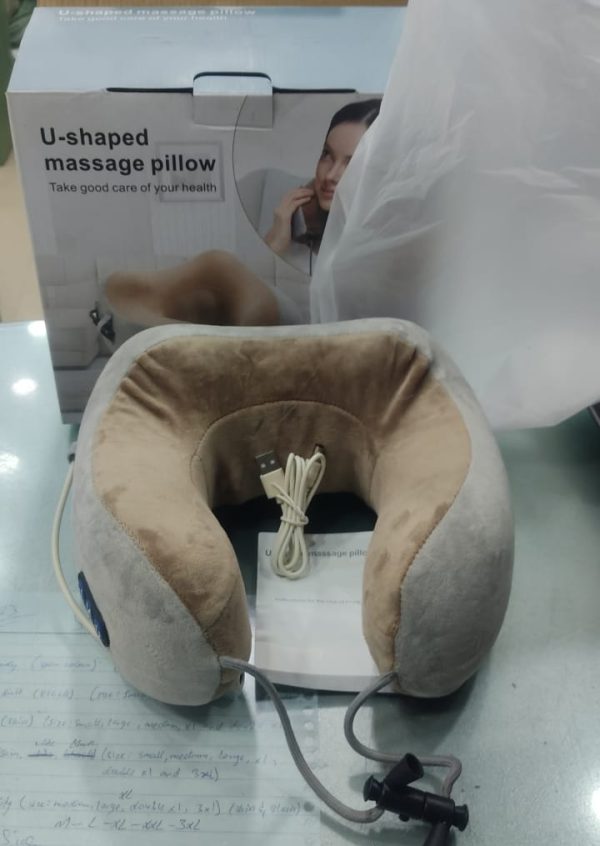 Jinserta Neck Cushion Massager – Usb Charging Massage Pillow