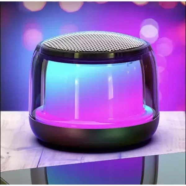 Mini Bluetooth Wireless Portable Speaker With Led Light & High Bass Sound | Best Quality Rgb Light Speaker – Portable Bluetooth Speaker