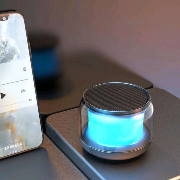Mini Bluetooth Wireless Portable Speaker With Led Light & High Bass Sound | Best Quality Rgb Light Speaker – Portable Bluetooth Speaker