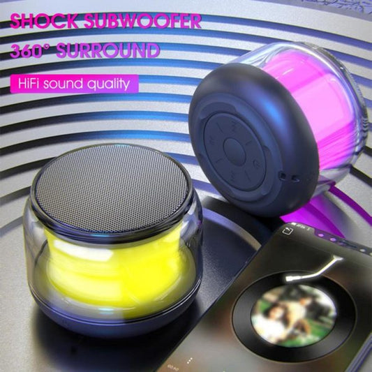 Mini Bluetooth Wireless Portable Speaker With Led Light & High Bass Sound | Best Quality Rgb Light Speaker – Portable Bluetooth Speaker
