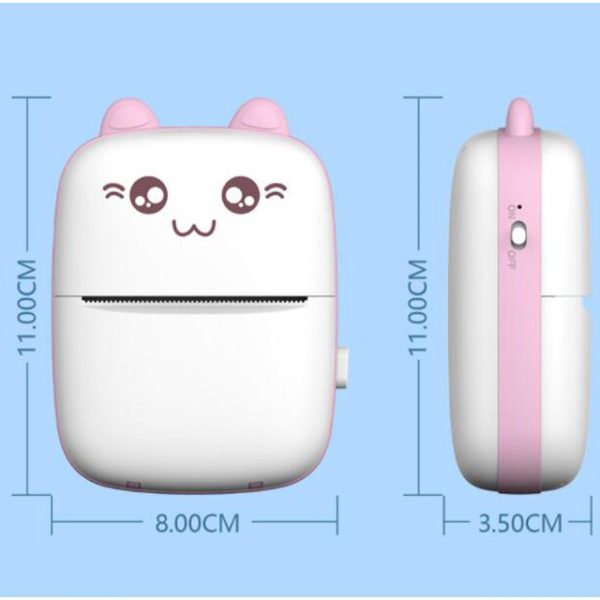 Mini Portable Pocket Thermal Printer (random Color