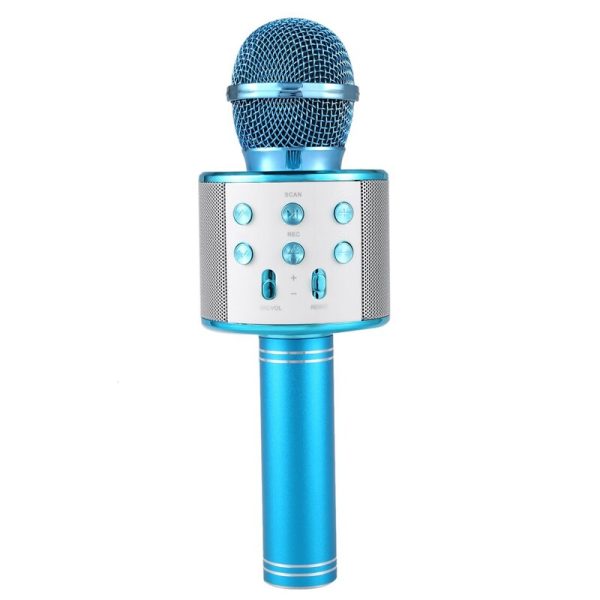 (nw000401) Ws-858 Wireless Bluetooth Handheld Karaoke Portable Microphone With Built-in Rechargeable Speaker (random Color)” has been added to your