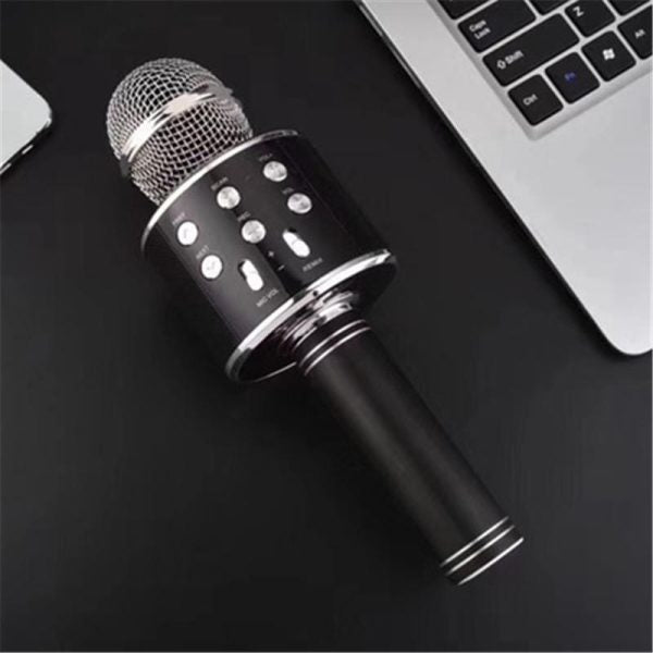 (nw000401) Ws-858 Wireless Bluetooth Handheld Karaoke Portable Microphone With Built-in Rechargeable Speaker (random Color)” has been added to your