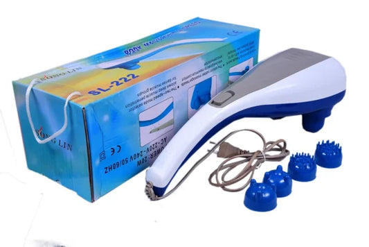 Plastic 50 Hz Dual Hand Dolphin Body Massager | For Body Pain