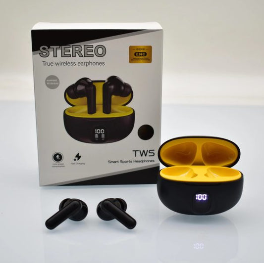 Professional Display Earbuds Stereo 895b Wireless Bluetooth Earbuds | Mic In-ear Headphones With Led Display |immersive Sound | Type C Fast Charging | Bluetooth 5.3 For Android/iphone (random Color
