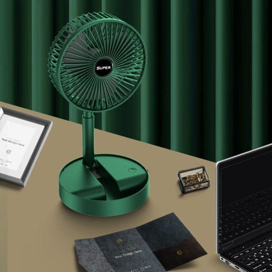 Telescopic Folding Fan Summer Silent Desktop Retractable Fan For Office Bedroom School Usb Ventilator (electric Usb Operated) (random Color)