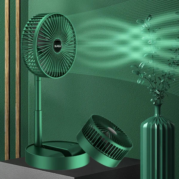 Telescopic Folding Fan Summer Silent Desktop Retractable Fan For Office Bedroom School Usb Ventilator (electric Usb Operated) (random Color)