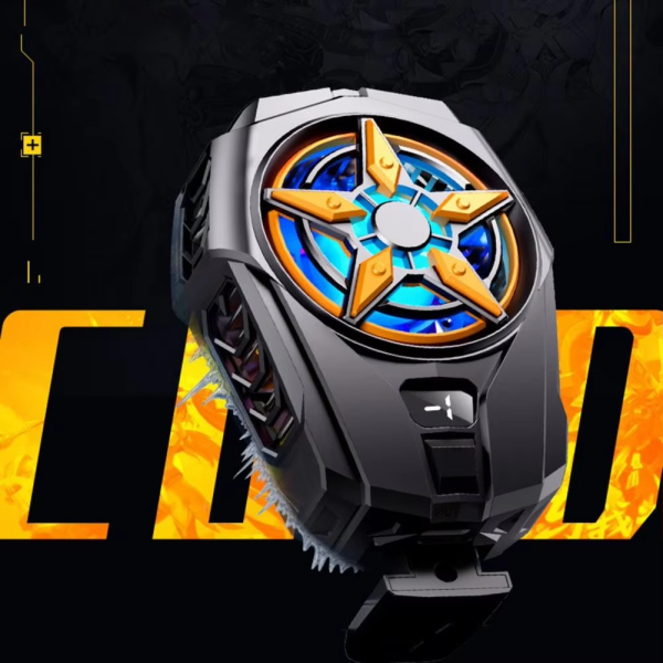 Sl09 Practical Phone Cooler Fan, Easy To Carry, Smart Digital Display, Rear Phone Radiator, Fast Cooling ( Random Color )
