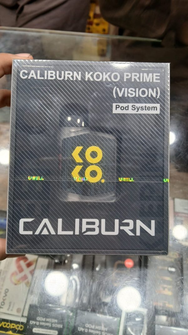 Uwell Caliburn Koko Prime Vision Pod System Kit – 18w (690mah) | Vape For Smokers | Pod For Smoking ( Random Color )(without Display)