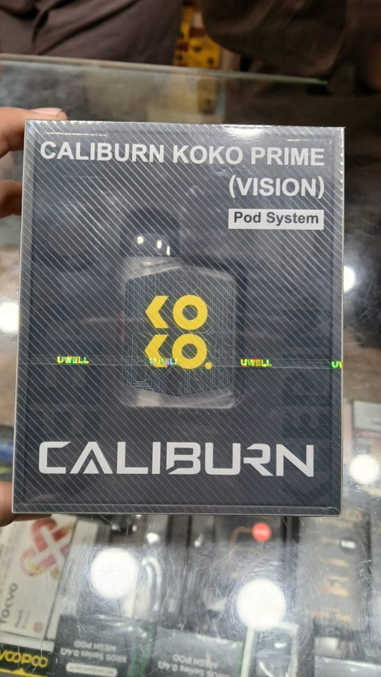 Uwell Caliburn Koko Prime Vision Pod System Kit – 18w (690mah) | Vape For Smokers | Pod For Smoking ( Random Color )(without Display)