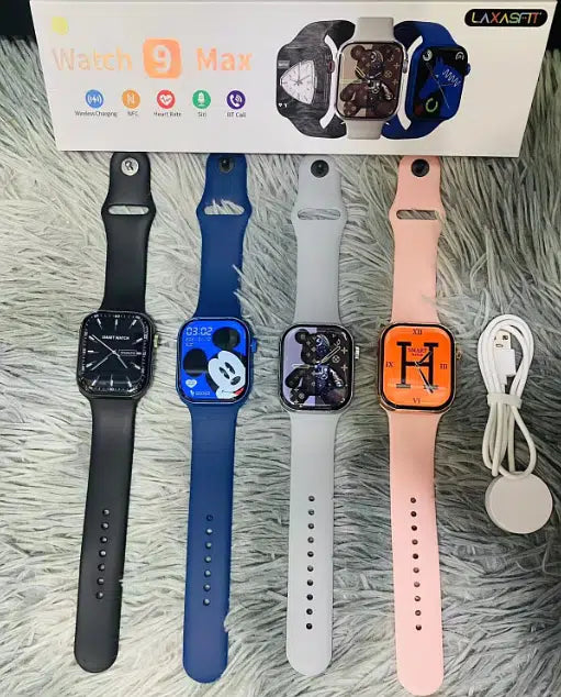 Watch 9 Max Smart Watch | Bluetooth Smart Watch For Man & Women (random Color)